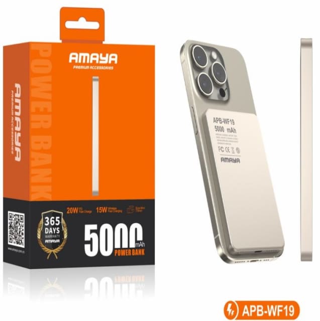 Amaya APB WF19 5000MAH light wireless charging