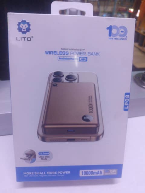 LITO LP08 10000mAh 20W Fast Charging Power Bank