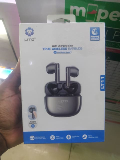 Lito LT11 ANC True Wireless Earbuds — Earbuds & TWS, Connection: Bluetooth, Bluetooth version: 5.4. Available at Shop G35, Platinum Plaza, Nairobi CBD | Accessories Galaxy Lito LT11 ANC True Wireless Earbuds — Earbuds & TWS, Connection: Bluetooth, Bluetooth version: 5.4. Available at Shop G35, Platinum Plaza, Nairobi CBD | Accessories Galaxy — photo 1