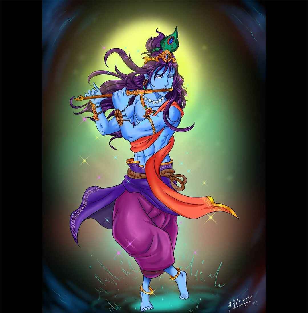 Divine Melody: Krishna