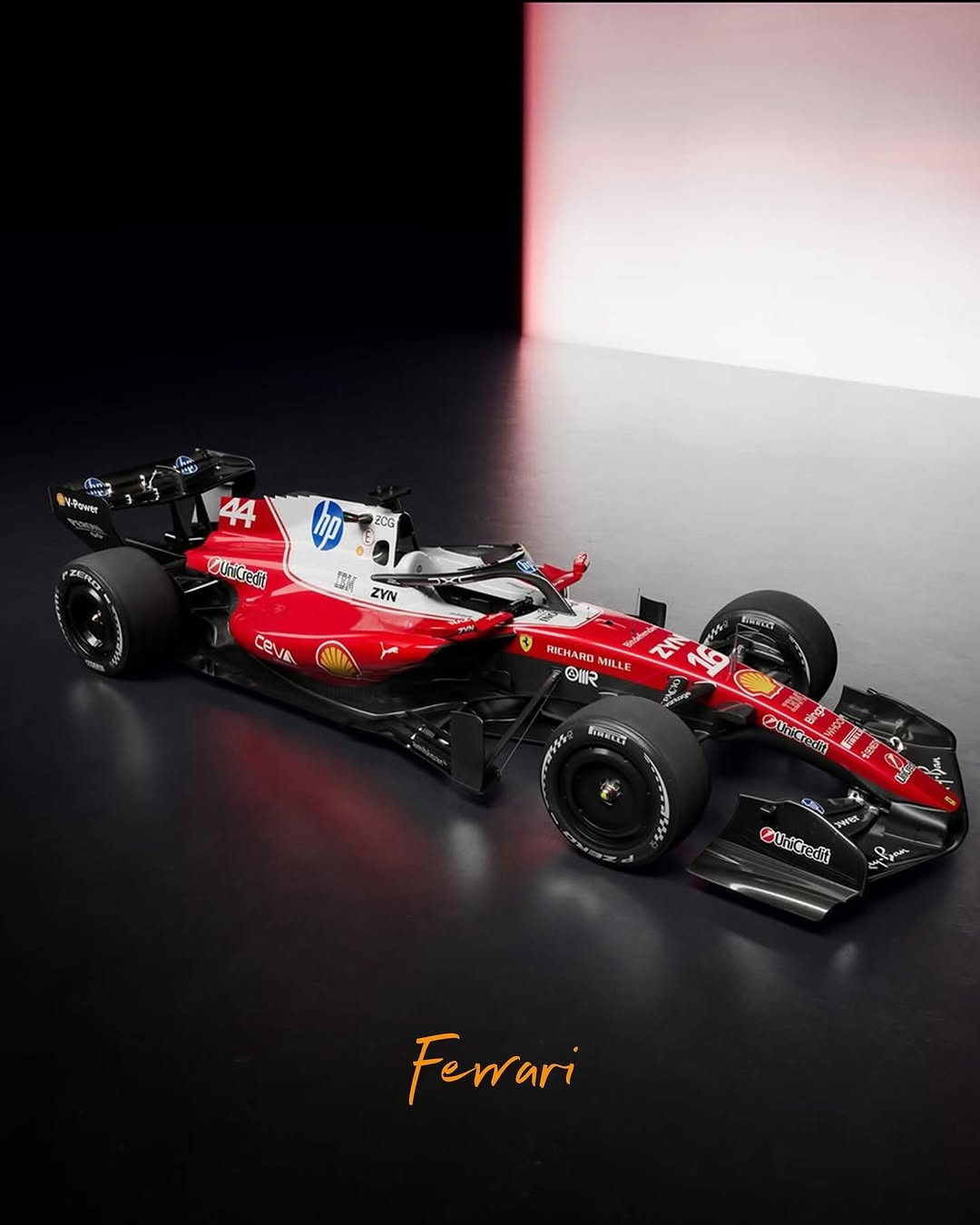 Ferrari SF-24 HP Lewis Hamilton Leclerc Dream Team Poster