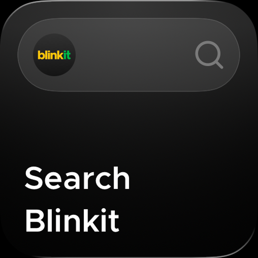 Preview of Blinkit Search Small widget