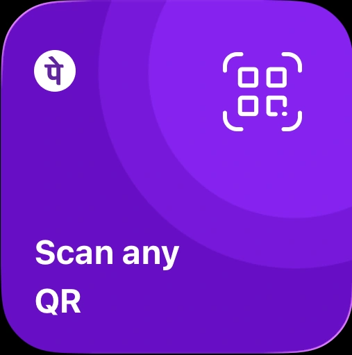 Preview of PhonePe - Scan QR widget