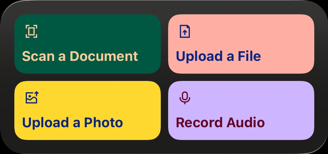 Preview of Dropbox - Shortcuts widget