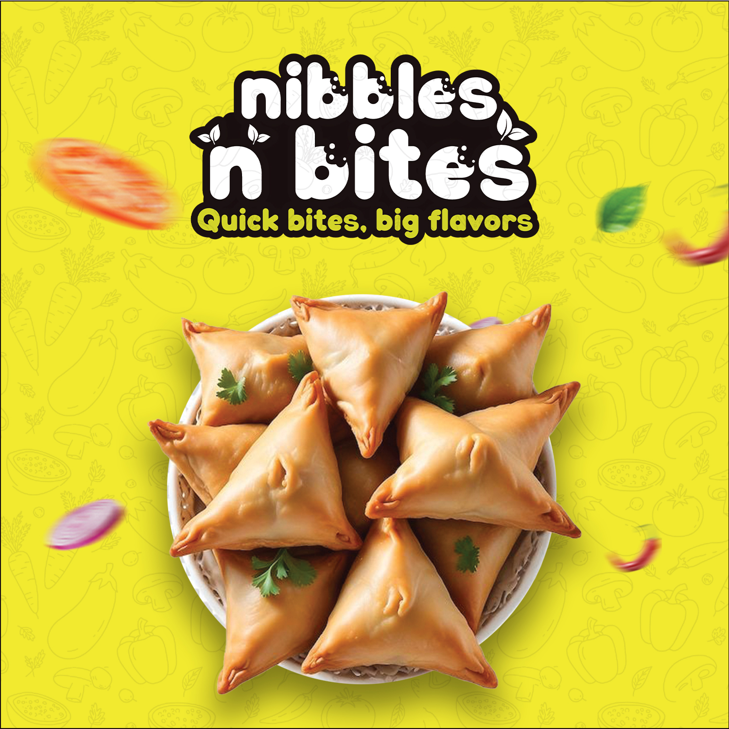 Nibbles N Bites — brand identity and packaging design