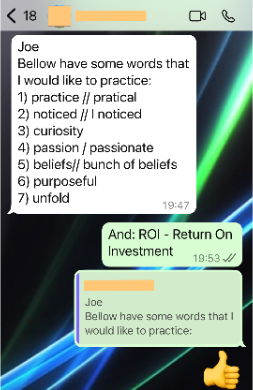Communication preview