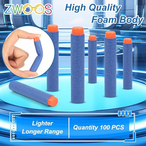 Vue 2 de Zwoos Flechettes Nerf Cm