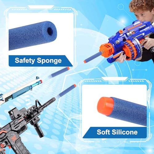 Vue 3 de Zwoos Flechettes Nerf Cm