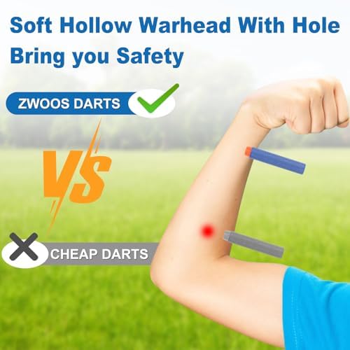 Vue 5 de Zwoos Flechettes Nerf Cm
