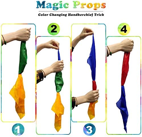 Vue 2 de Snagarog Pcs Foulard Magique