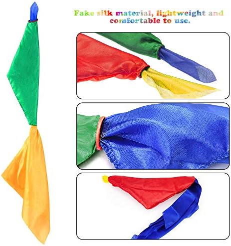 Vue 4 de Snagarog Pcs Foulard Magique