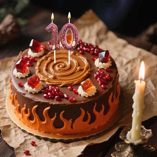 Vue 4 de Bougie Danniversaire Magique Magicien