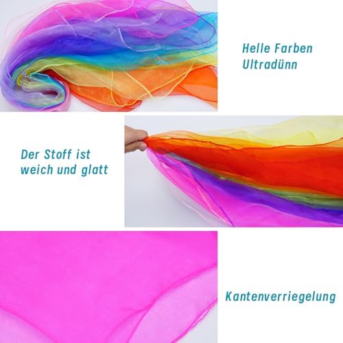 Vue 3 de Werownsgso Pcs Foulard Jonglage