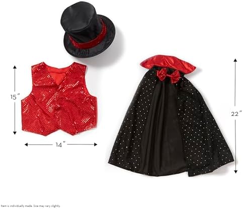 Vue 4 de Melissa Doug Deguisement Magicien