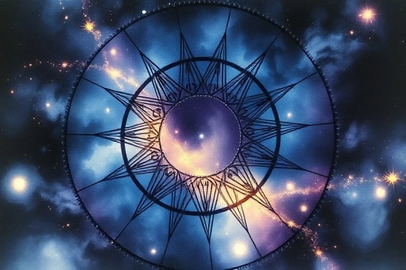Pintura abstracta de remolinos oscuros con destellos de luz dorada, representando la sombra psicológica y su potencial de integración.