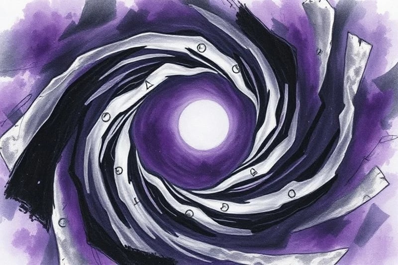 Unveiling hidden cosmic truths Cosmic vortex of dark energy and ancient symbols