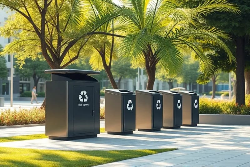 Parque Urbano con Contenedores Inteligentes