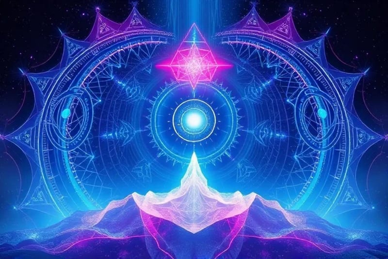 Representación abstracta de la audición espiritual