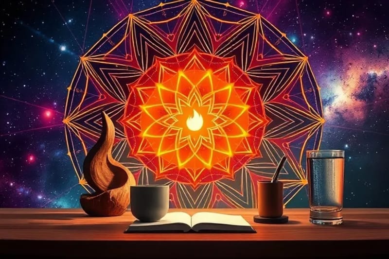 Abstract representation of Five Elements in office