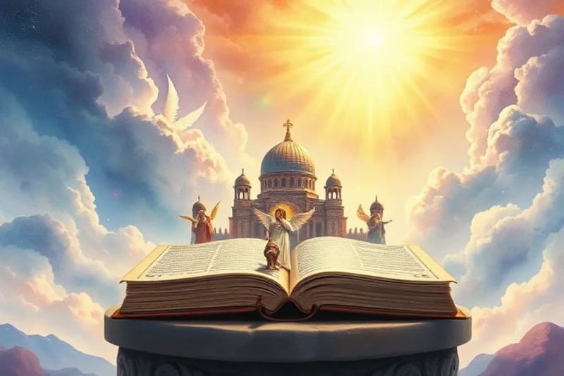 La Nueva Jerusalén: Esperanza Celestial Representación artística de la Nueva Jerusalén, ciudad celestial