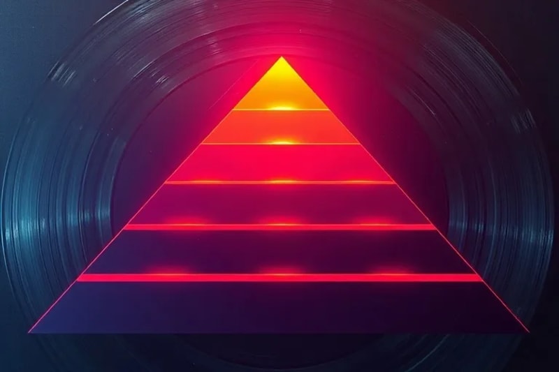 3D render of a value ladder with tiers representing freemium levels