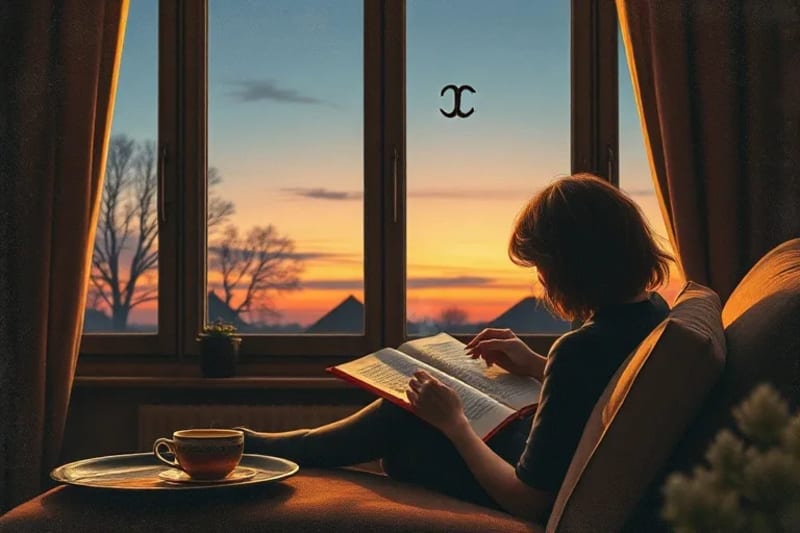 A person mindfully journaling by a window, reflecting on thoughts during a period of introspection.