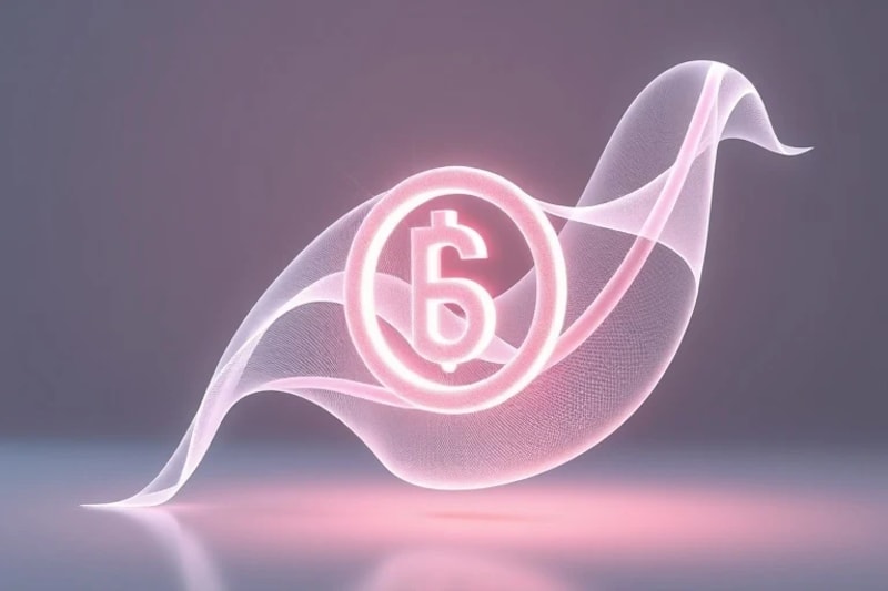 Render 3D de formas abstractas entrelazadas que simbolizan propiedad intelectual en moda