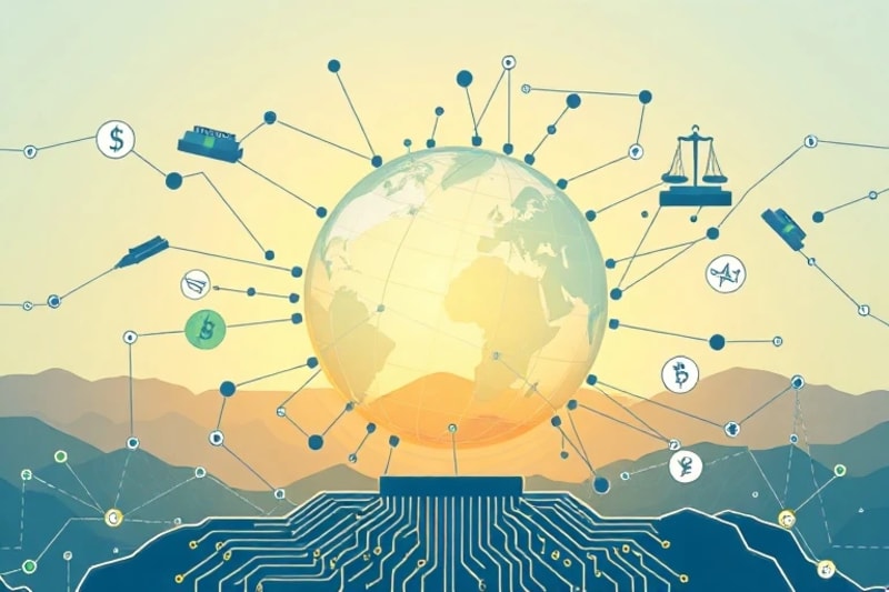 A vector illustration of scales balancing traditional legal symbols with cryptocurrency icons, representing the search for regulatory advantages.
