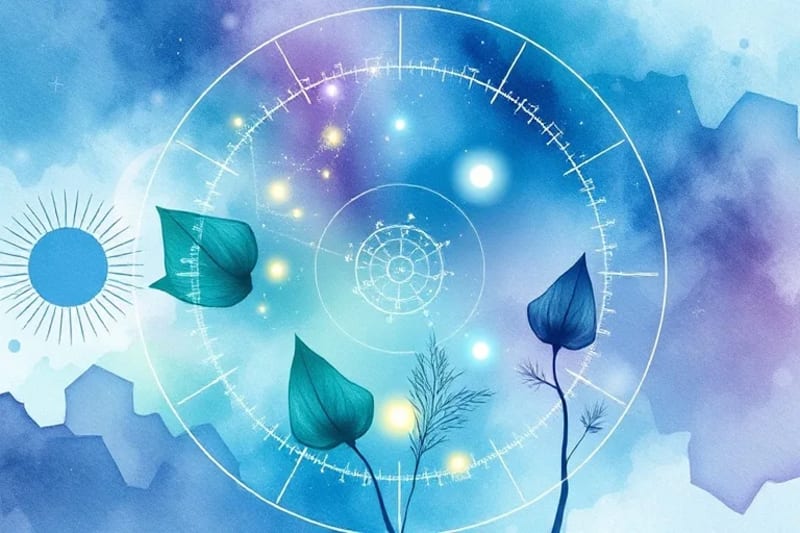 Pintura abstracta que representa la calma y el equilibrio emocional logrados a través de la terapia vibracional