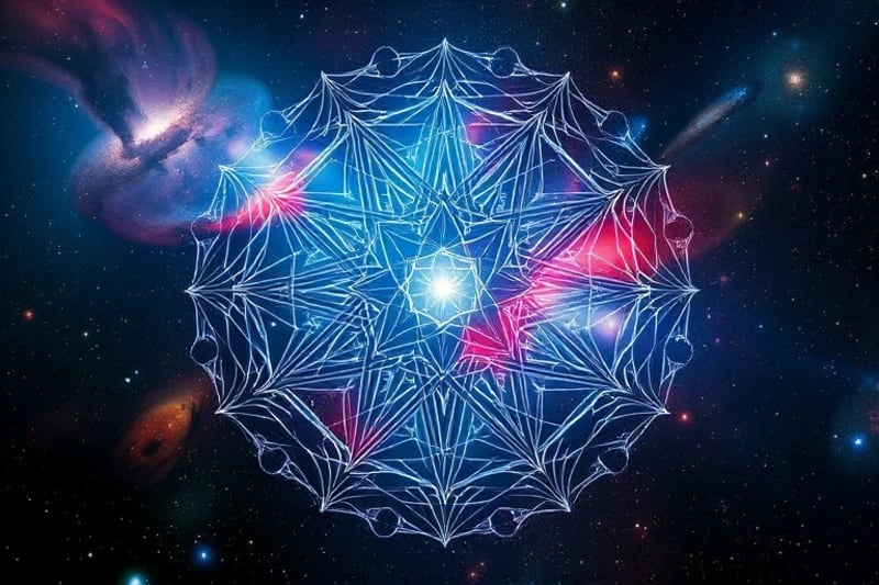Cosmic Influence on Collective Thought Interconnected cosmic neural networks