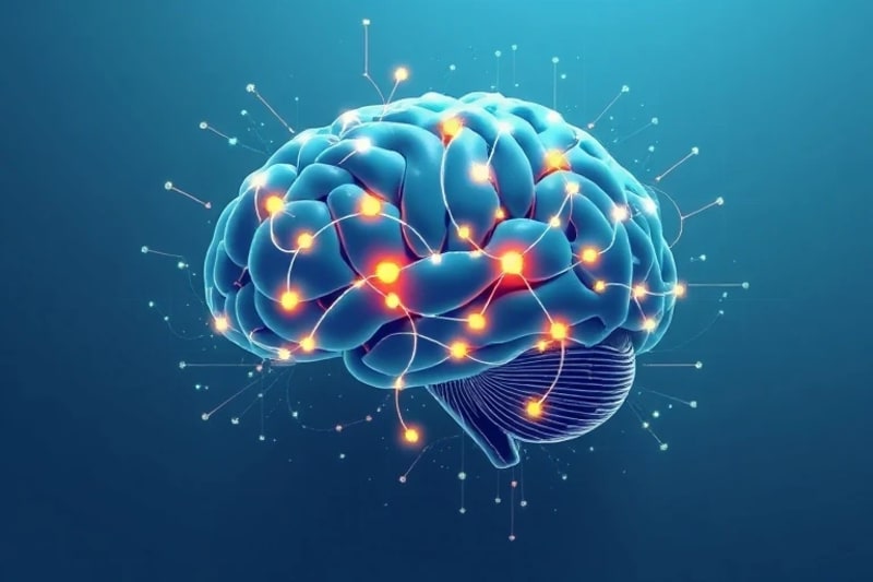 Conceptual brain activity during meditation with data visualization
