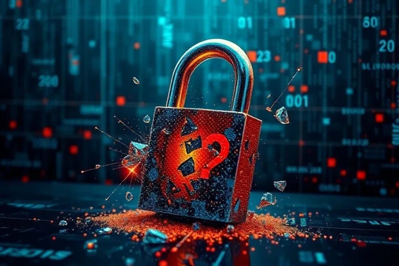 Candado roto con qubits y red neuronal