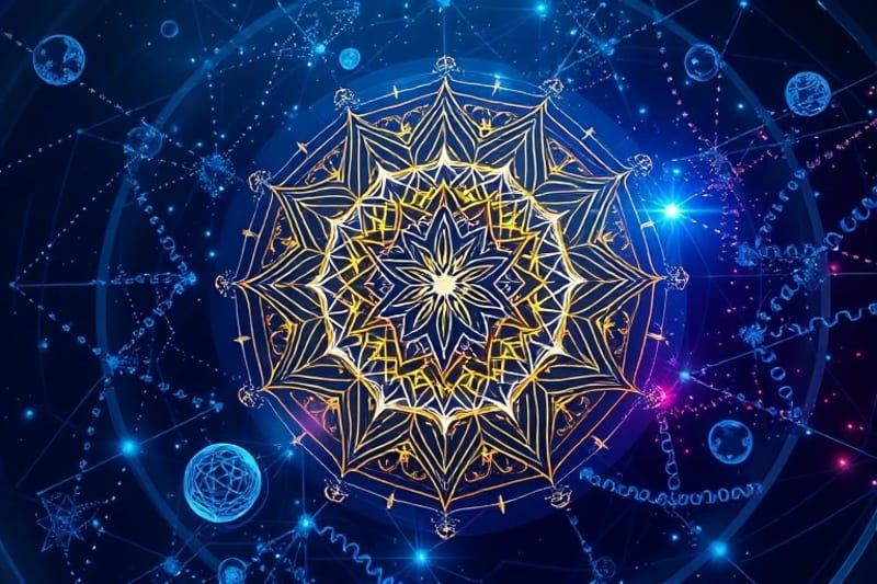 Holographic DNA with planetary models in a lab