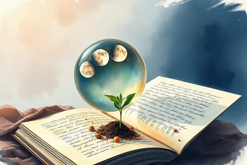 Conceptual still-life of introspection
