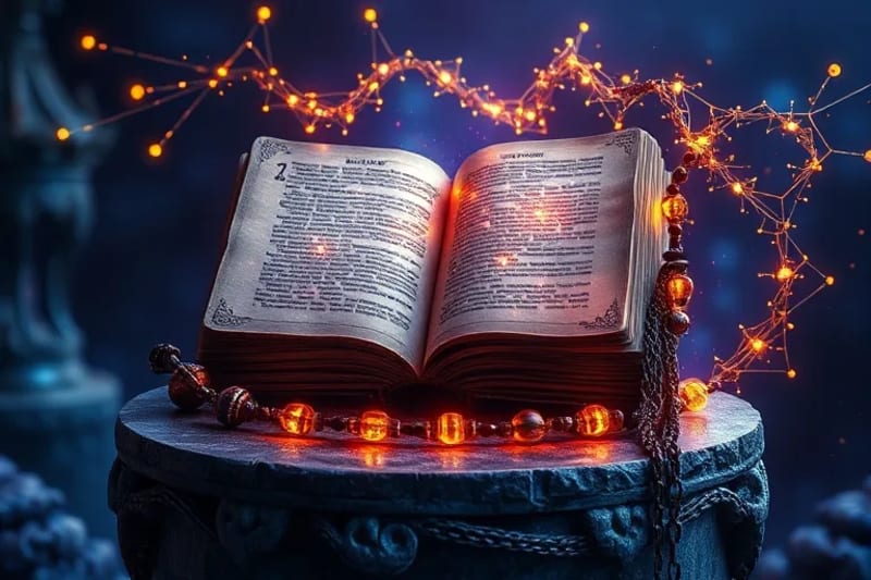 Representación abstracta del entrelazamiento cuántico y la conexión espiritual