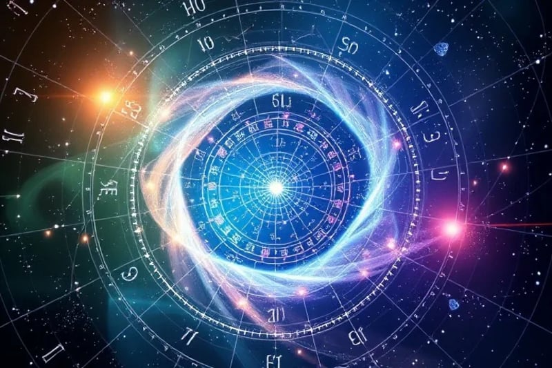 Vórtice de luz y patrones fractales