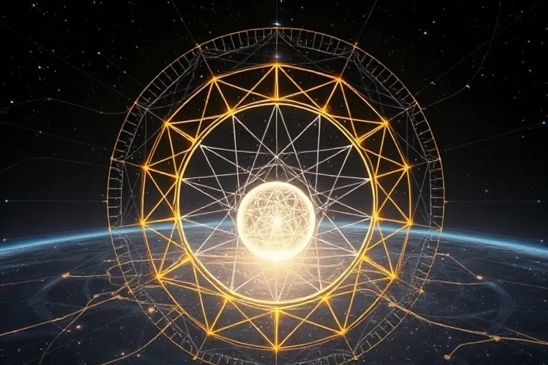 Cosmic threads connecting time and destiny