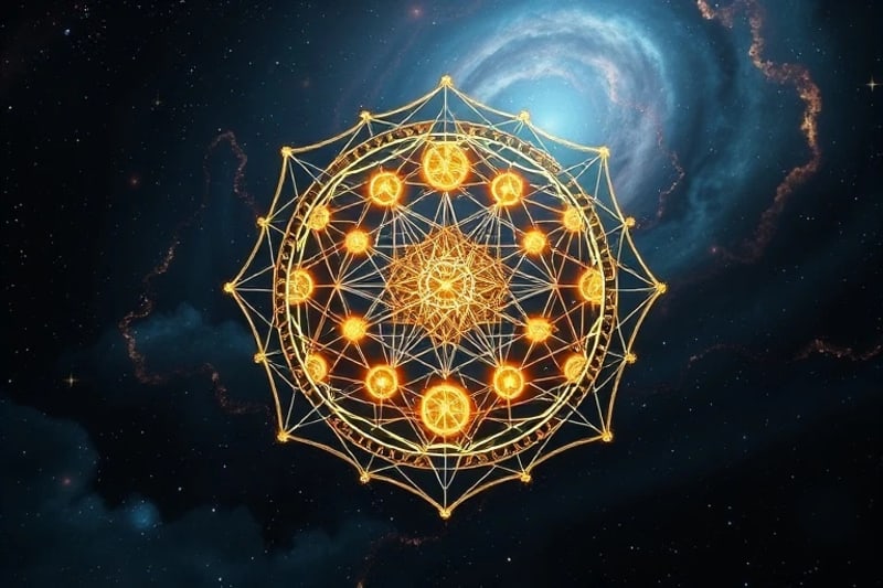 3D render of the Kabbalistic Tree of Life