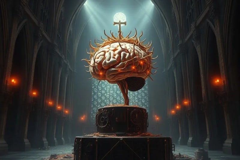 Representación de una inteligencia artificial en evolución