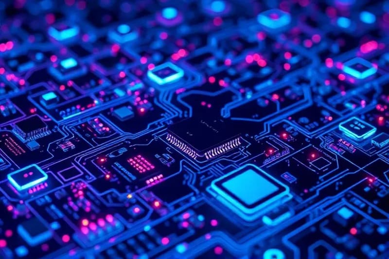 The Future of Decentralized Finance Conceptual representation of a global, interconnected decentralized financial network with glowing data streams.