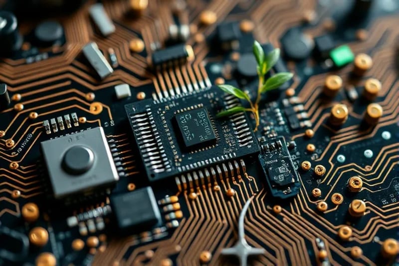 Vector art of biohacking tools and concepts