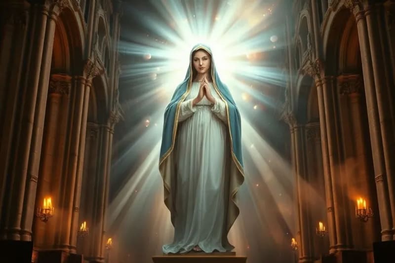 María, Co-Redentora y Medianera, puente de gracias divinas para la humanidad.