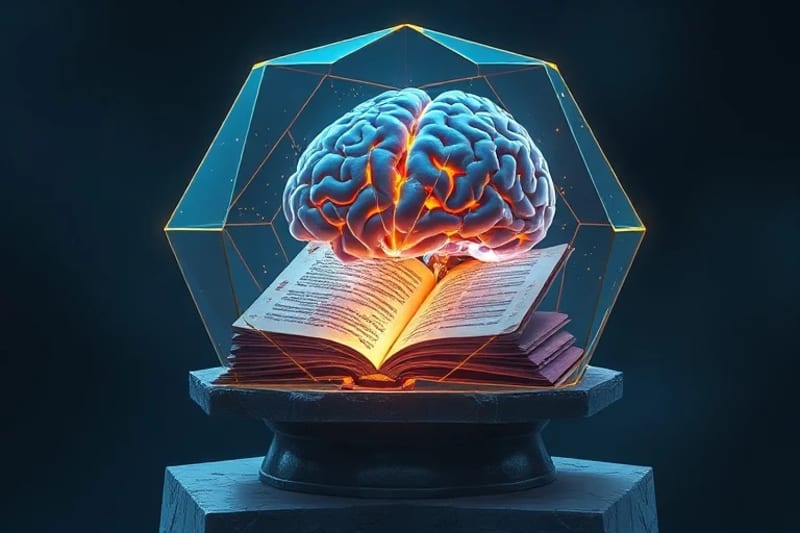 Cerebro humano conectado a una red global