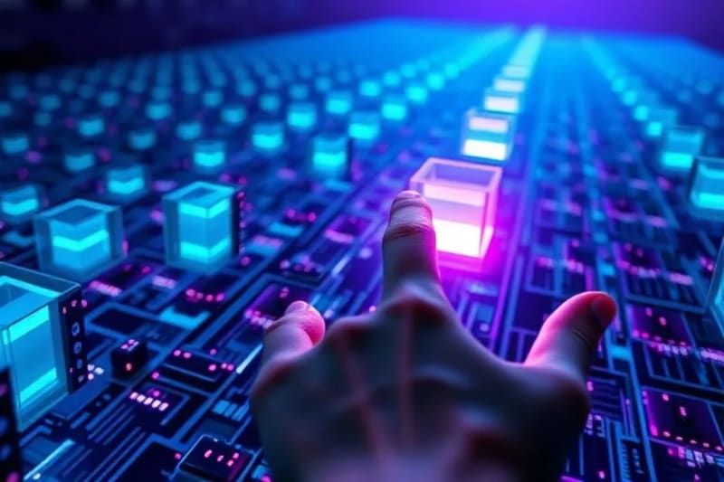 Representación abstracta de la complejidad de la ciberseguridad en sistemas descentralizados