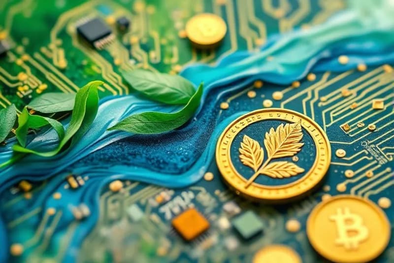 Representación abstracta de la inversión verde