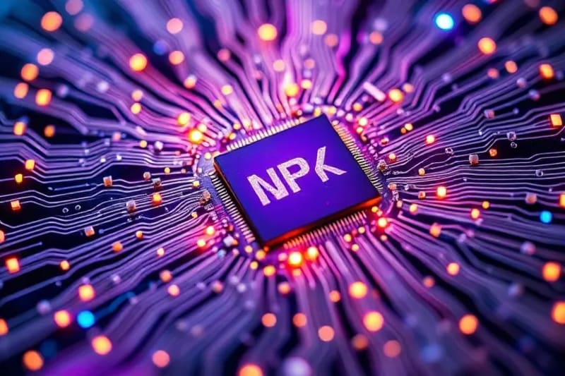 Pintura digital abstracta de redes neuronales y energía