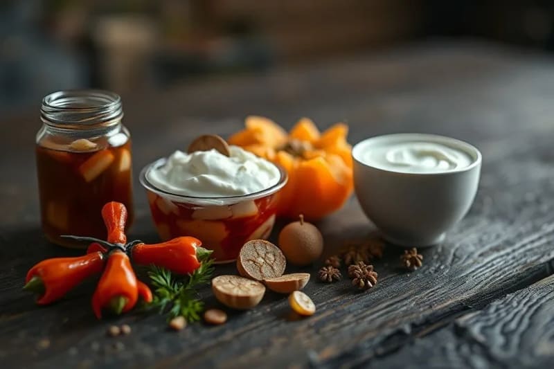 Alimentos fermentados y suplementos simbólicos para la nutrición atlética