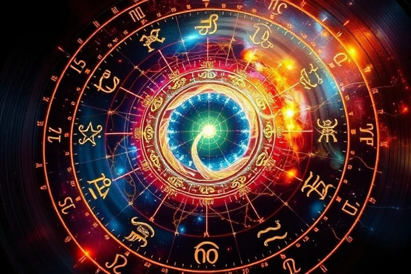 Abstract digital art representing harmonious data flow