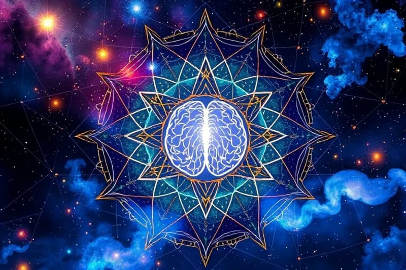 Representación digital de planos astrales y conciencia interconectada