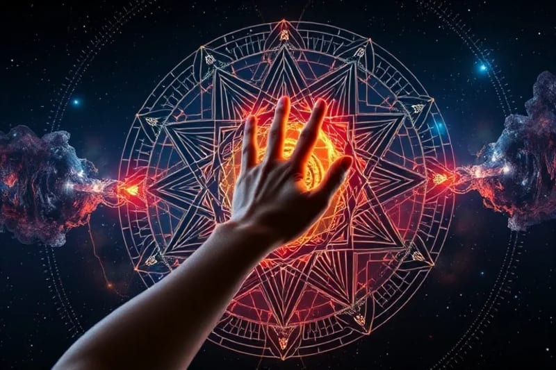 Biofeedback device connected to abstract mind representation